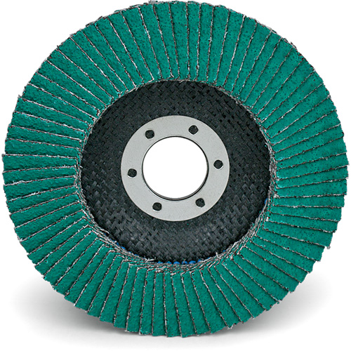 Flap Wheels - 577F Flap Discs, 4-1/2" x 7/8", Type 29, 40 Grit, Zirconium Moffatt Supply & Specialties