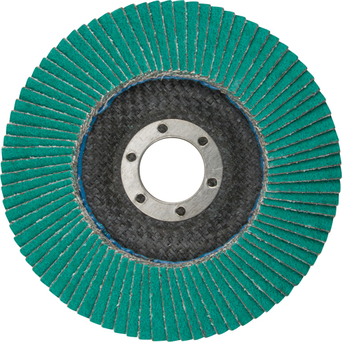 Disques &agrave; lamelles 577F, 4-1/2" x 7/8", Type 29, Grain 60, Zirconium Moffatt Supply & Specialties