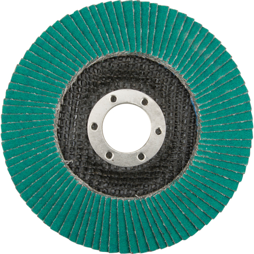 Flap Wheels - 577F Flap Discs, 4-1/2" x 7/8", Type 29, 80 Grit, Zirconium Moffatt Supply & Specialties