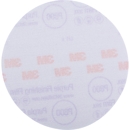 DISQUE FINITION MAUVE 6" HOOKIT GRN P800 50/BTE, 6" Dia., P800 Grit Moffatt Supply & Specialties