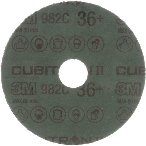 Cubitron II Fibre Discs - 982C, Ceramic Grain, 36+, 4-1/2" Dia x 7/8" Arbor Moffatt Supply & Specialties