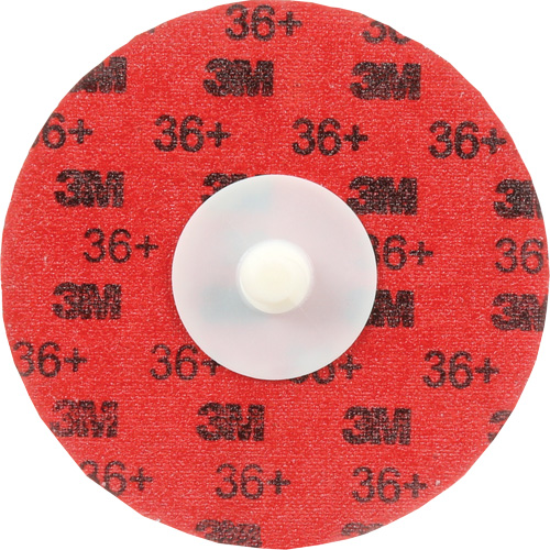 Disque &agrave; d&eacute;ligner durable II Roloc Cubitron, 3" dia., Grain 36+, C&eacute;ramique Moffatt Supply & Specialties