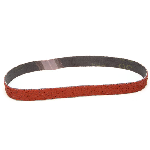 Courroie en toile, 1/2" la x 18" lo, C&eacute;ramique, Grain 40 Moffatt Supply & Specialties