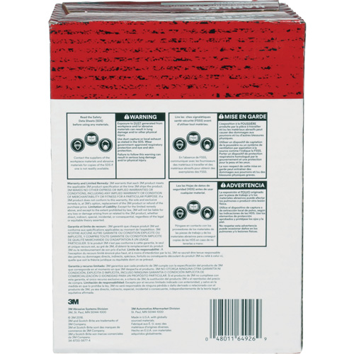 Scotch-Brite 7447 Hand Pads, Aluminum Oxide, 9" x 6", Very Fine Grit Moffatt Supply & Specialties