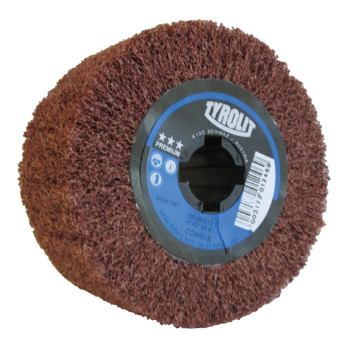 Pro-Line Surface Conditioning Drum, 4" Dia. x 2" W, 3/4" Arbor, Coarse Grit, Aluminum Oxide Moffatt Supply & Specialties