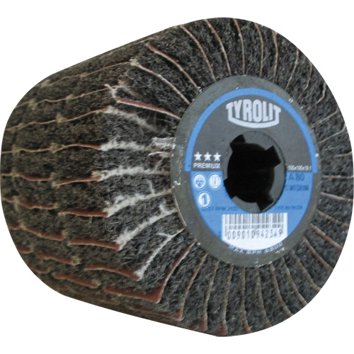 Pro-Line Surface Conditioning Drum, 4" Dia. x 4" W, 3/4" Arbor, 80 Grit, Aluminum Oxide Moffatt Supply & Specialties