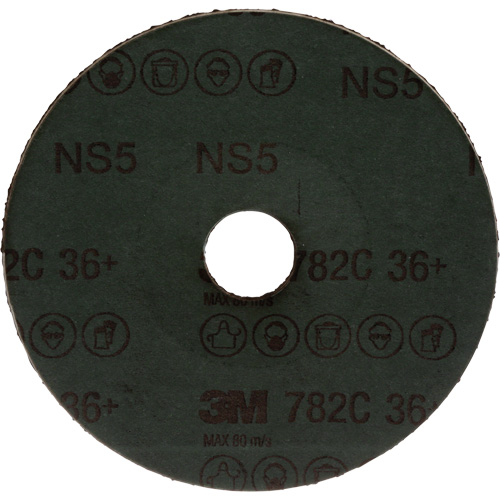 782C Fibre Disc, Ceramic Grain, 36+, 5" Dia x 7/8" Arbor Moffatt Supply & Specialties