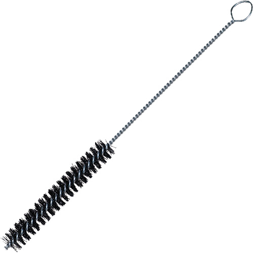 Tube/Crankshaft Brush, 1/4" Dia. x 4-1/2" L, 6-1/4" Overall Length Moffatt Supply & Specialties