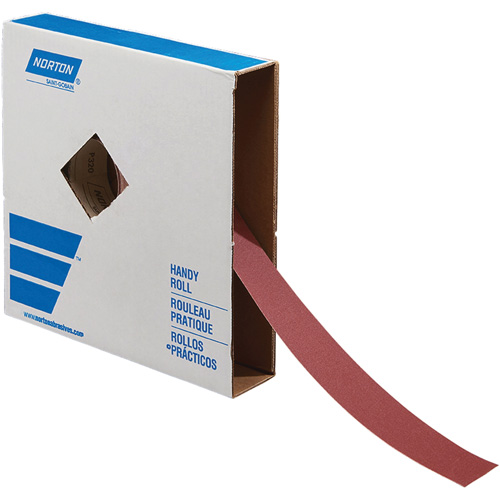 Metal Sanding Roll, Aluminum Oxide, 2" W x 150' L, 60 Grit Moffatt Supply & Specialties