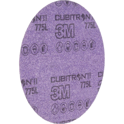 3M Hookit Film Disc, 6" Dia., 320+ Grit, Ceramic, C-Weight Moffatt Supply & Specialties
