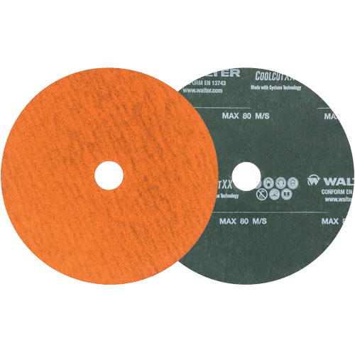 Disque de sablage Coolcut XX, 4-1/2" dia., Grain 36, C&eacute;ramique Moffatt Supply & Specialties