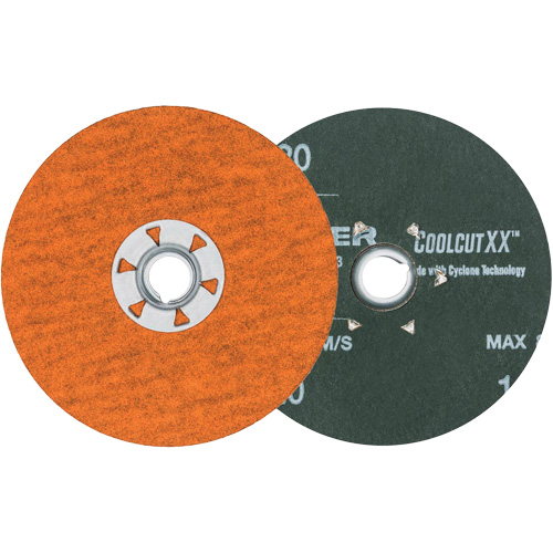 Disque de sablage Coolcut XX, 4-1/2" dia., Grain 120, C&eacute;ramique Moffatt Supply & Specialties