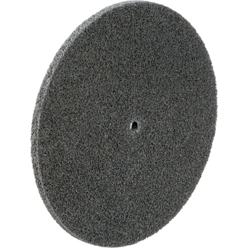 Scotch-Brite EXL Unitized Wheel, 6" x 1/4", 1/4" Arbor, Fine Grit, Silicon Carbide Moffatt Supply & Specialties