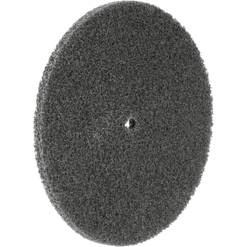 Scotch-Brite EXL Unitized Wheel, 5" x 1/4", 1/4" Arbor, Fine Grit, Silicon Carbide Moffatt Supply & Specialties
