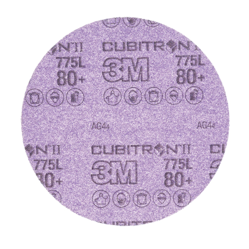 Cubitron II Stikit Film Disc Roll, 6" Dia., 80+ Grit, Ceramic Moffatt Supply & Specialties