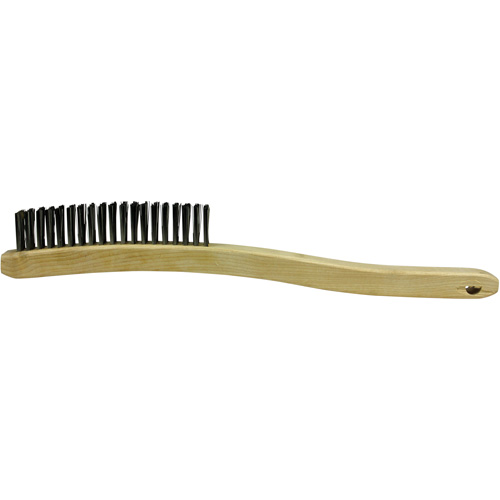 Scratch Brush, Stainless Steel, 3 x 19 Wire Rows, 13-11/16" Long Moffatt Supply & Specialties