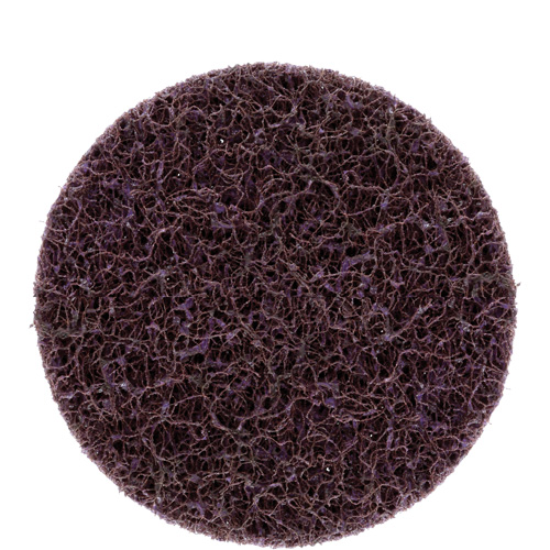 Disque de brossage et de finition Roloc Scotch-Brite, 3" dia., Grain Moyen, Carbure de silicium Moffatt Supply & Specialties