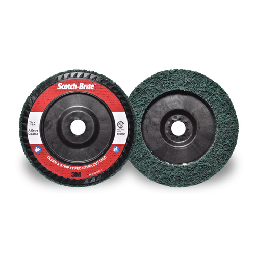 Scotch-Brite Clean & Strip XT Pro Extra Cut Disc, 7" Dia., Extra Coarse Grit, Aluminum Oxide Moffatt Supply & Specialties