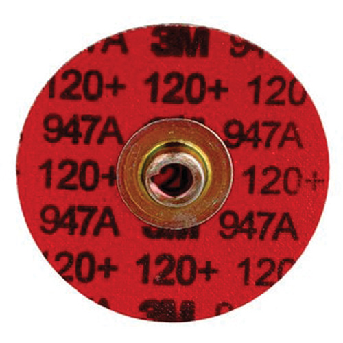Cubitron II Roloc Durable Edge Disc, 3" Dia., 120+ Grit, Ceramic Moffatt Supply & Specialties