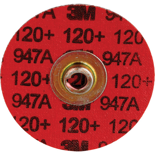 Disque &agrave; tranchant durable Cubitron II Roloc, 2" dia., Grain 120+, C&eacute;ramique Moffatt Supply & Specialties