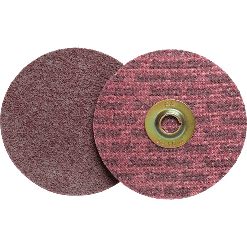 Scotch-Brite Roloc Surface Conditioning Disc, 2" Dia., Medium Grit, Aluminum Oxide Moffatt Supply & Specialties