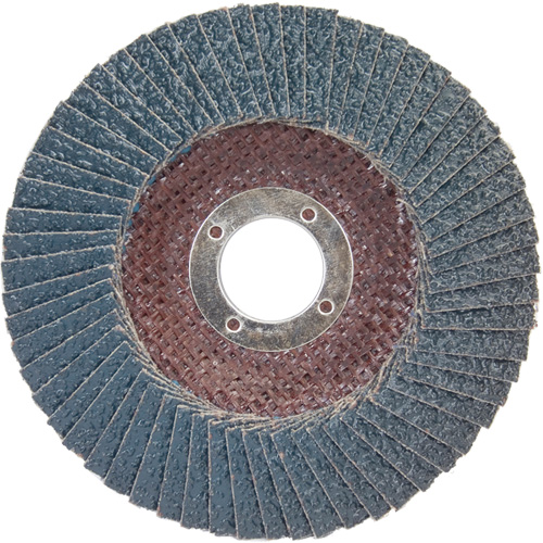 Disque &agrave; lamelles Bluefire, 5" x 7/8", Type 29, Grain 40, Alumine de zirconium Moffatt Supply & Specialties