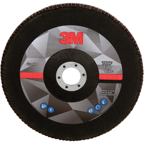 769F Quick Change Flap Disc, 7" x 5/8"-11, Type 27, 40+ Grit, Aluminum Oxide/Ceramic Moffatt Supply & Specialties