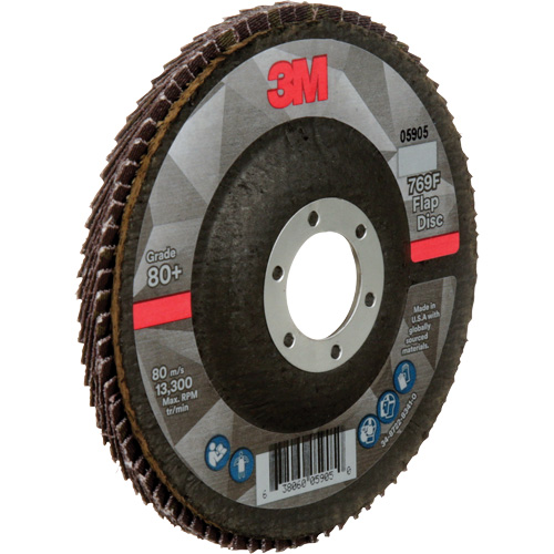 769F Quick Change Flap Disc, 4-1/2" x 7/8", Type 27, 80+ Grit, Ceramic Moffatt Supply & Specialties