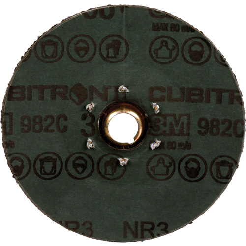 Disque en fibre 982C Cubitron II, C&eacute;ramique, 36+, 4-1/2" Dia Moffatt Supply & Specialties
