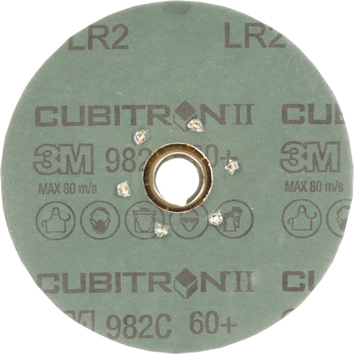 Cubitron II 982C Fibre Disc, Ceramic, 60+, 4-1/2" Dia Moffatt Supply & Specialties