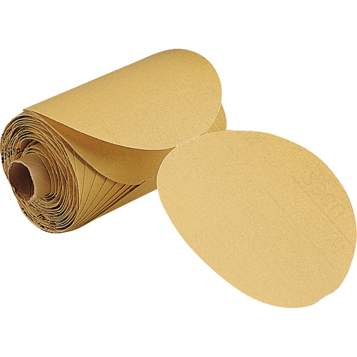 236U Stikit Paper Disc Roll, 6" Dia., P100 Grit, Aluminum Oxide Moffatt Supply & Specialties