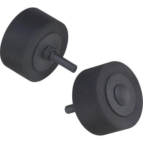 Disque de polissage avec bande de caoutchouc, 2" x 1" x 1/4", 45129 Moffatt Supply & Specialties
