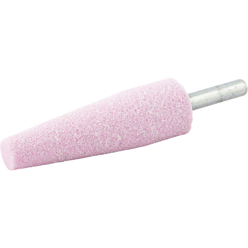 Vitrified Bond Mounted Point, A1, Aluminum Oxide, 3/4" Dia., 2-1/2" L, 80 Grit Moffatt Supply & Specialties