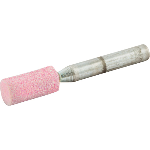 Vitrified Bond Mounted Point, W177, Aluminum Oxide, 3/8" Dia., 3/4" L, 80 Grit Moffatt Supply & Specialties