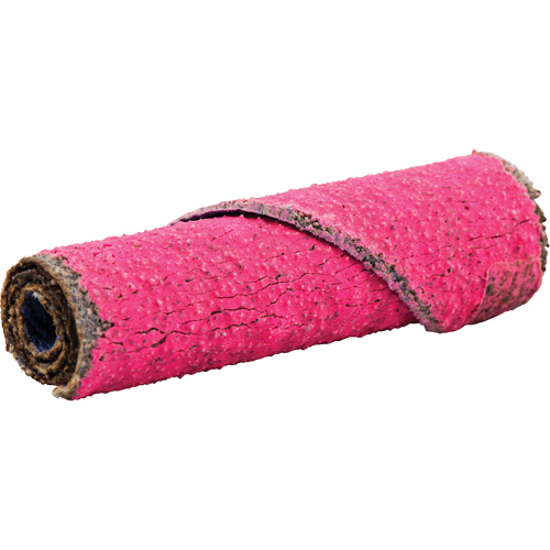R982 Cartridge Roll, 80 Grit, 3/8" Dia., Ceramic Alumina, 1-1/2" L, 1/8" Arbor Moffatt Supply & Specialties