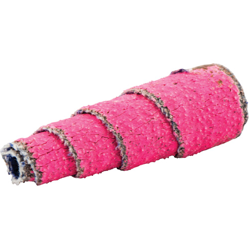 Rouleaux de cartouches en spirale pleine conique R928, 80 Grain, 1/2" dia., C&eacute;ramique d'alumine, 1-1/2" lo, 1/8" Dimension de l'arbre Moffatt Supply & Specialties