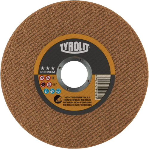 Meule &agrave; tronçonner de premi&egrave;re qualit&eacute;, 4-1/2" x 0,04", Arbre de 7/8", Type 1, Oxyde d'aluminium, 13 300 Tr/min Moffatt Supply & Specialties