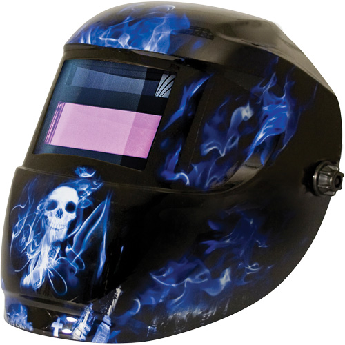 Carrera ArcOne&reg; Hood, 2" L x 3" W View Area, 9 - 13 Shade Range, Blue Moffatt Supply & Specialties