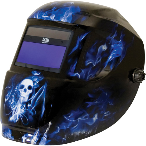 Carrera ArcOne&reg; Hood, 3" L x 4" W View Area, 9 - 13 Shade Range, Blue Moffatt Supply & Specialties