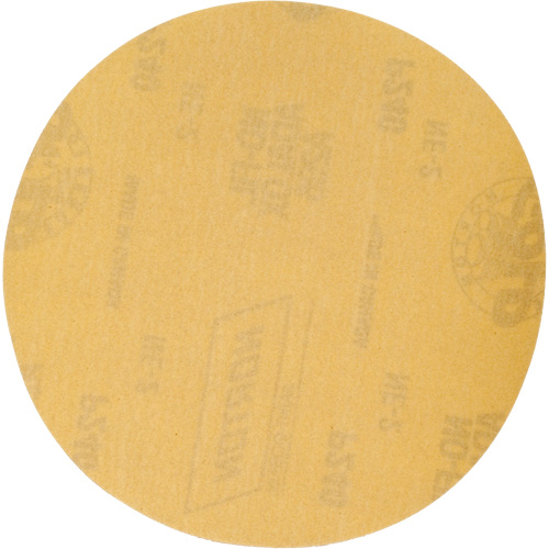Gold Reserve A296 Paper H&L Vacuum Disc, 6" Dia., 240 Grit, Aluminum Oxide, C-Weight Moffatt Supply & Specialties