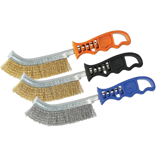 Brass Scratch Brush, 9-5/8" Long Moffatt Supply & Specialties