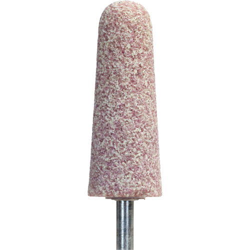 Pointe mont&eacute;e vitrifi&eacute;e Quantum 5NQM, 1" dia., Grain 36, C&eacute;ramique d'alumine Moffatt Supply & Specialties