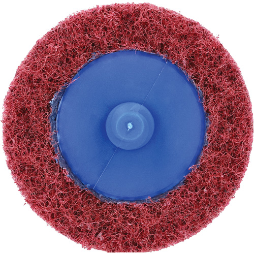 Disque de pr&eacute;paration de surface non tiss&eacute; &agrave; rechange rapide Bear-Tex Vortex, 2" dia., Grain Moyen, Oxyde d'aluminium Moffatt Supply & Specialties