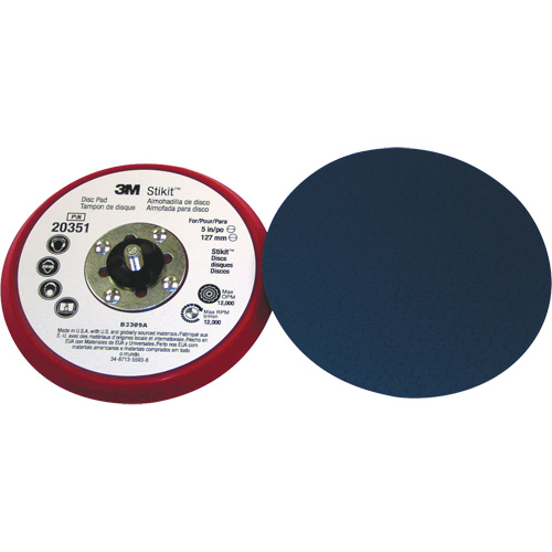 5" x 3/8" Stikit Low Profile Disc Pad 20351 Moffatt Supply & Specialties