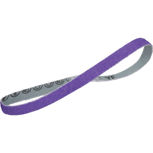 Courroie en toile 1184F Cubitron 3, 1/2" la x 18" lo, C&eacute;ramique, Grain 80+ Moffatt Supply & Specialties