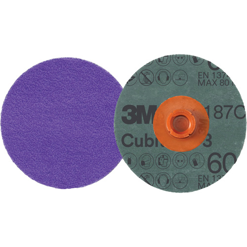 Cubitron 3 Roloc Fibre Disc, 4" Dia., 60+ Grit, Ceramic Moffatt Supply & Specialties
