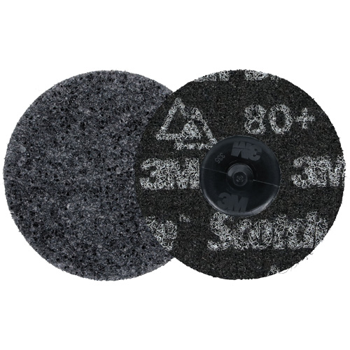 Scotch-Brite Roloc Precision Heavy Duty Surface Conditioning Disc, HD-DR, 3" Dia., 80+ Grit, Ceramic Moffatt Supply & Specialties