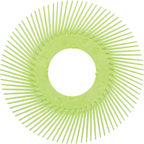 Scotch-Brite Type A Precision Radial Bristle Brush PN-RB without Adapter, Ceramic, 50+ Grit, 6" Dia. Moffatt Supply & Specialties