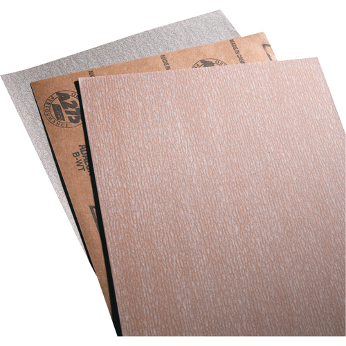 Sandpaper, Paper Sheets - No-Fil Adalox A275, 9" x 11", 80 Grit, Aluminum Oxide Moffatt Supply & Specialties