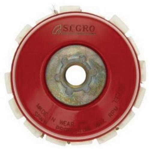 Brosse-boisseau en fil m&eacute;tallique serti avec grille de protection Moffatt Supply & Specialties